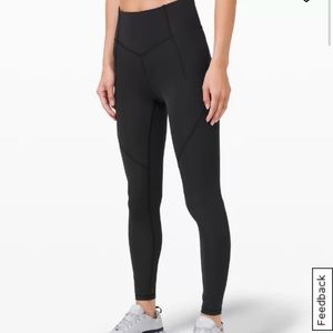 Lululemon fine force hr tight 28” black brand new size 4
